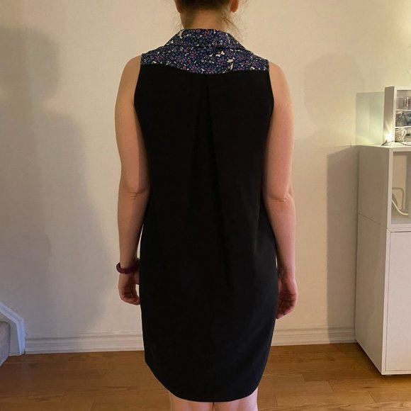 NICOLE MILLER Floral Sleeveless Shirt Dress - Picture 5 of 9